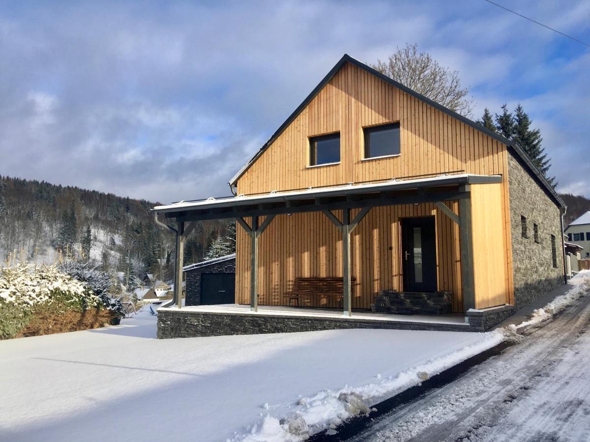 Chata Pod Vlekem Villa Cesky Jiretin Luaran gambar